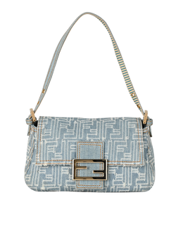 Mini Mamma Baguette, Denim, Blue, 8BR180,DB, 3*